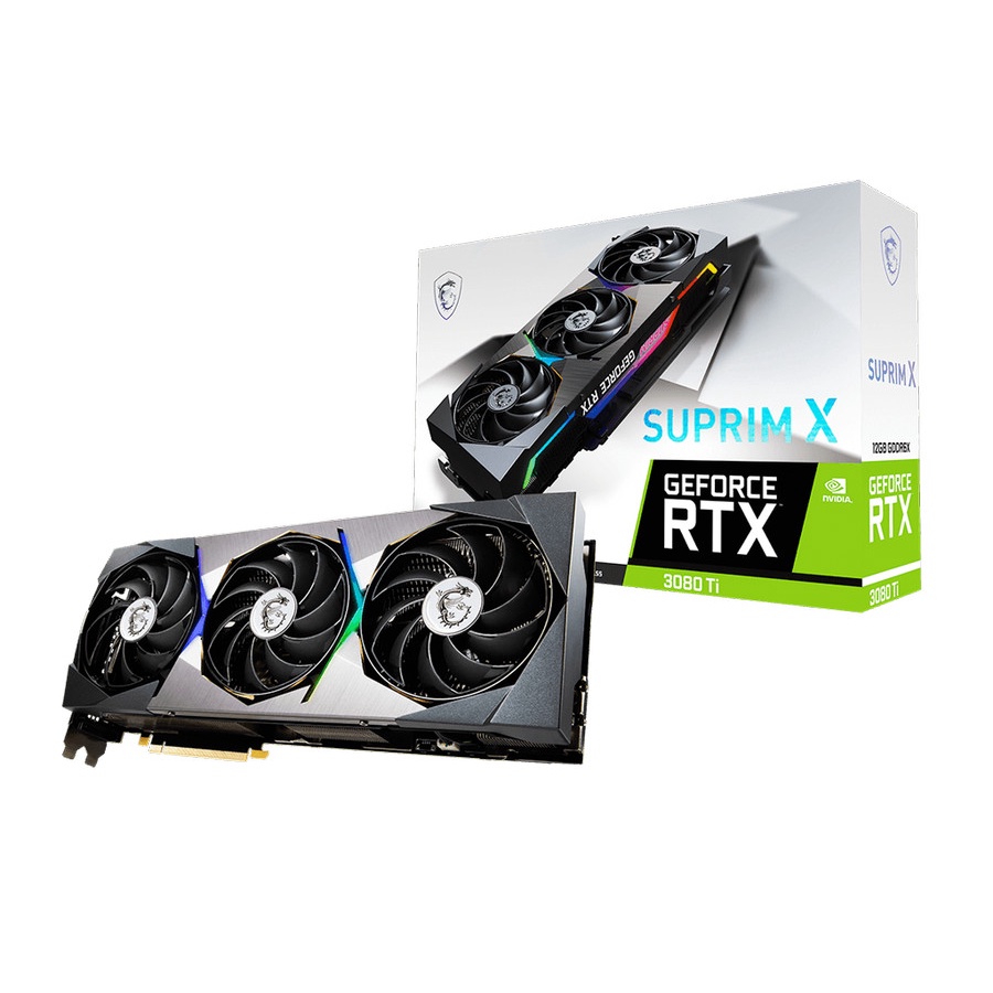 Vga MSI RTX 3080 TI Suprim X 12G - MSI Geforce RTX 3080 Ti Suprim X 12GB - RTX 3080 Ti