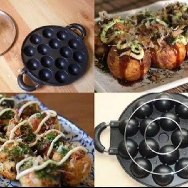Cetakan Takoyaki 15pc / Cake Maker Takoyaki 15pc Tanpa Tutup