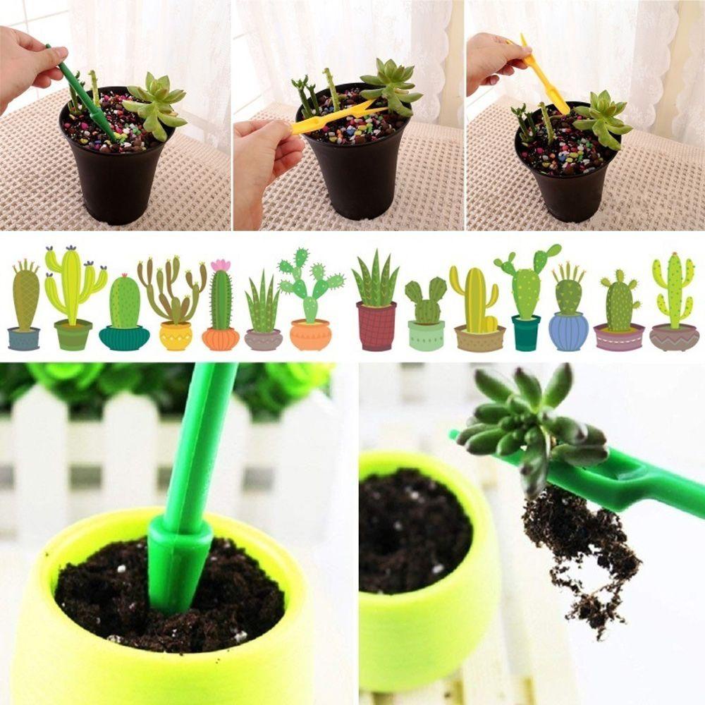 【 ELEGANT 】 Sukulen Alat 3 Pcs DIY Pengeboran Tanam Bonsai Transplant Planter Kit