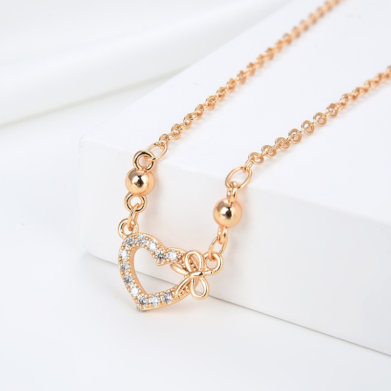 kalung titanium wanita emas muda model korea murah anti karat panjang asli silver nama selamanya 73-81n