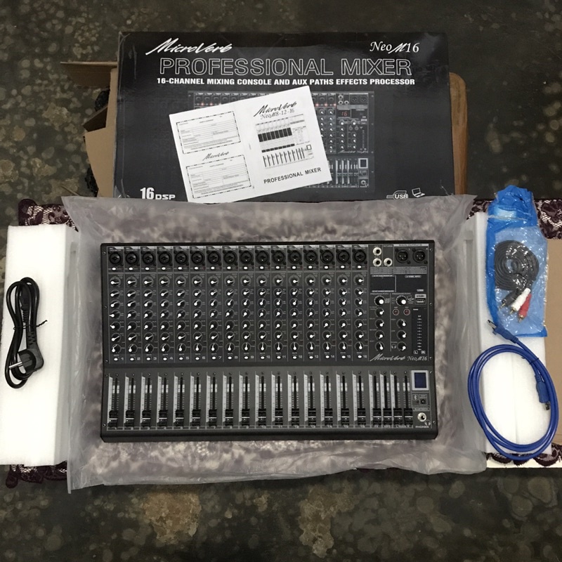mixer 16ch 16 ch 16 channel Microverb Neo M16
