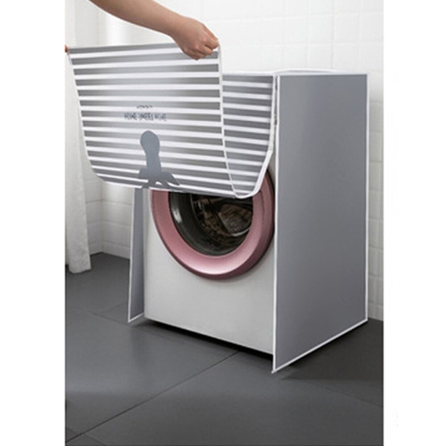 SARUNG MESIN CUCI BUKA DEPAN PVC WASHING MACHINE FRONT TUTUP MESIN CUCI BUKAAN DEPAN COVER MESIN CUC