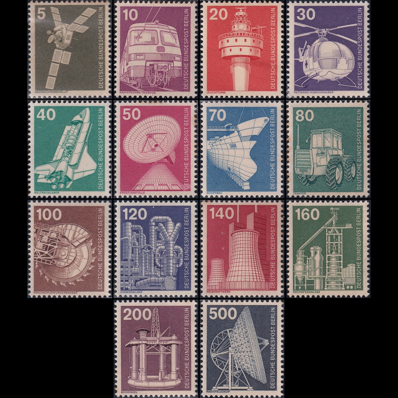 

Prangko Berlin 1975 - Industry and Technics