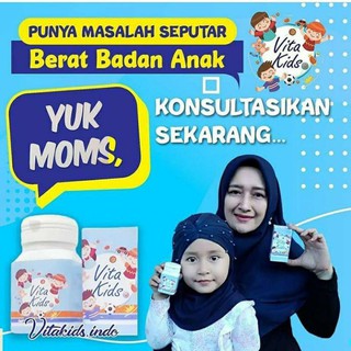 Cod Vitakids Suplemen Obat Vitamin Penambah Nafsu Makan Anak Original Vita Kids Vitakid Nutrisi Shopee Indonesia