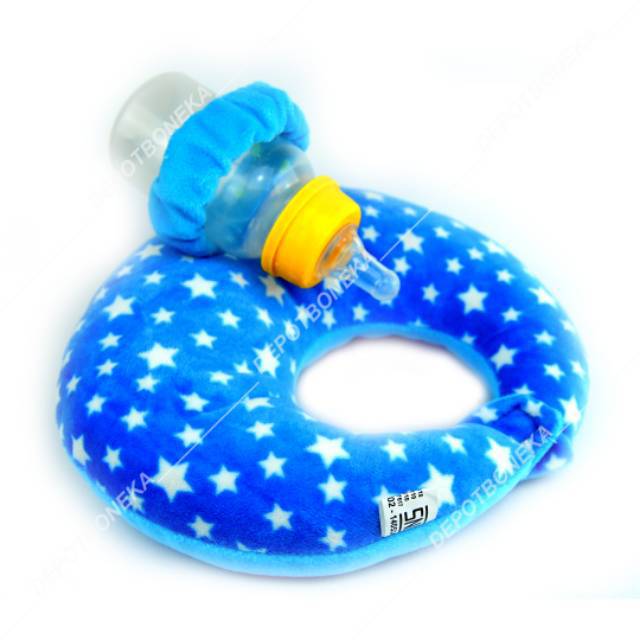 Bottle Holder / Bantal leher bayi untuk menaruh dot susu