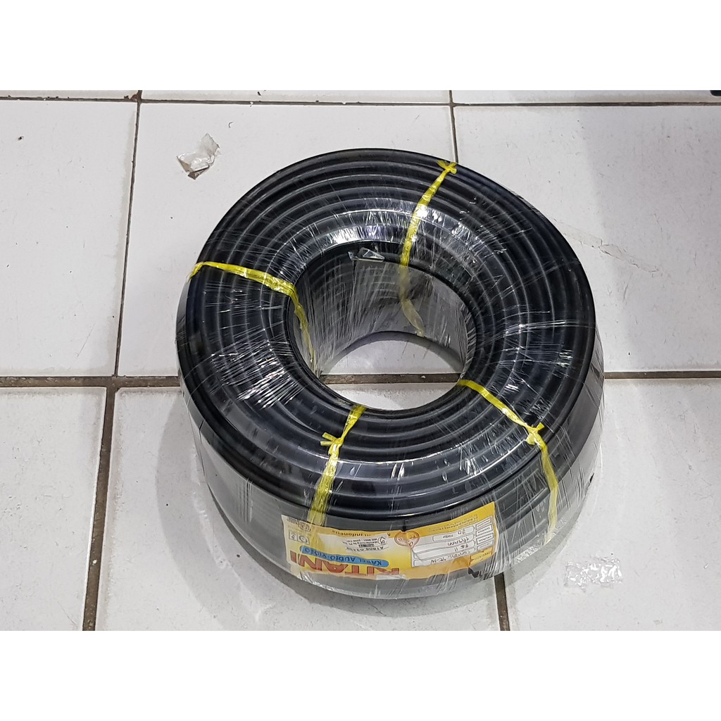 Harga per 1 meter Kabel coaxial 7C RG11 KITANI 75 Ohm