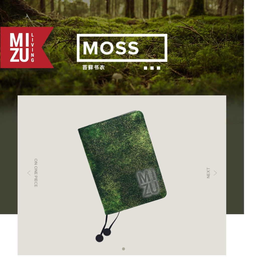 BECOMEFISH MOSS A5/A6 160PAGES NOTEBOOK BUJO Bullet Journal Fountain Pen Friendly