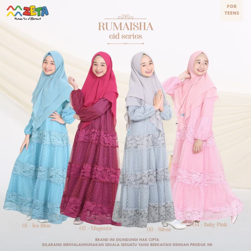 Gamis Anak Rumaisha Zeta Outfit