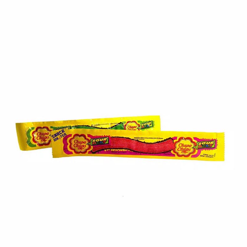 

Permen Chupa Chups Sour Belt Strawberry