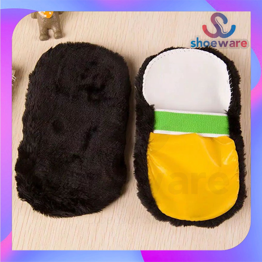 sikat semir sepatu bahan wool halus soft