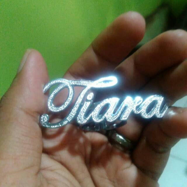 Ring Hijab Nama Silver Aksen Grafir Bisa Dibuat Bros Silahkan Request Dicataan Atau Chat Indonesia