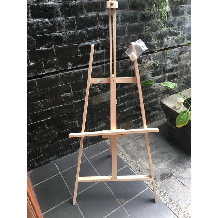 

(TERLARIS) Easel Kayu Standard Lukis Easle Lukis Bali Artist