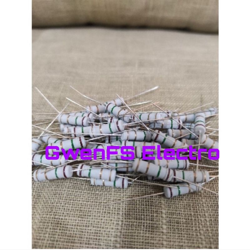 Per 10 PCS, RESISTOR 2W 0.1R 0.22R 0.33R 0.47R 0.5R 0.56R 1M2 1R 1K 1R2 1R5 10R 10K 100R 100K