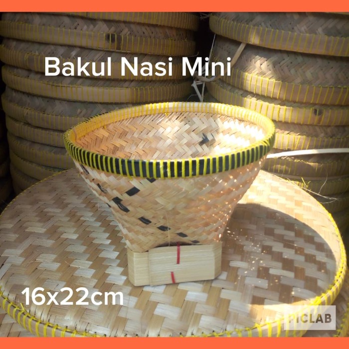 Bakul Nasi Bambu Mini