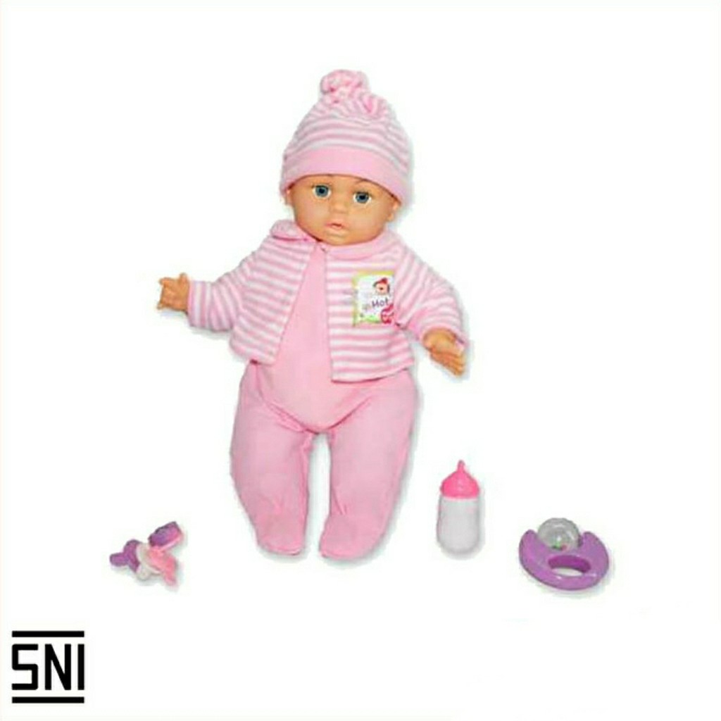 Boneka Bayi BIBI Ekspresi & Interaktif Dengan Aksesoris 33240AB