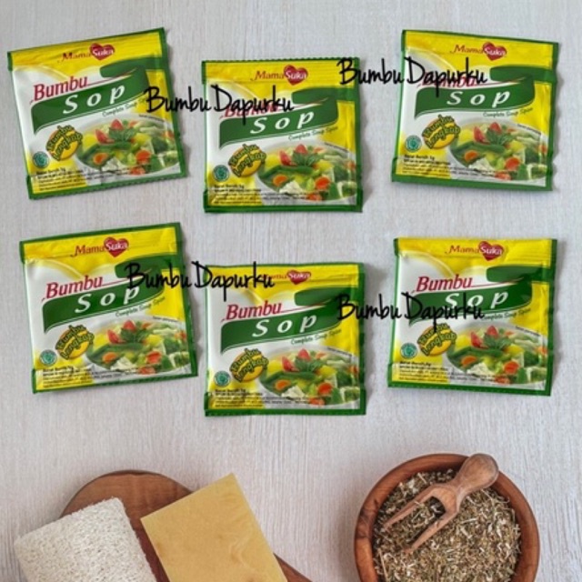 (12 sachet = 1 renceng) MamaSuka Bumbu Kuah Bakso 8gr / Bumbu Sop 5gr