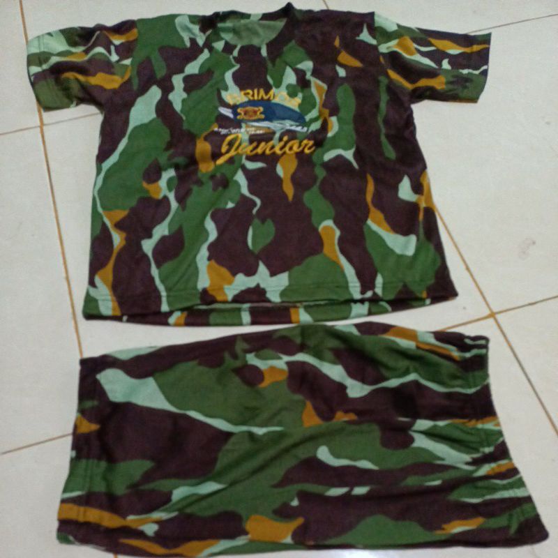 STELAN KAOS ANAK2 PDK///LORENG TENTARA /KEREN&amp;LUCU