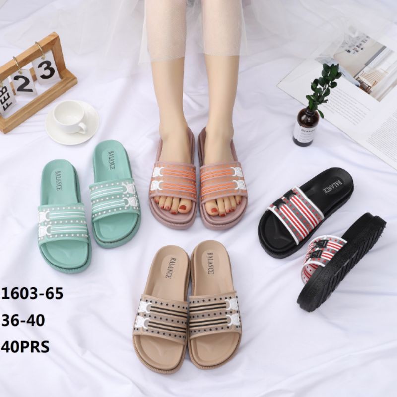 New BLC  1603-65 Sandal Jelly tebal Dorothy bacadeskripsi