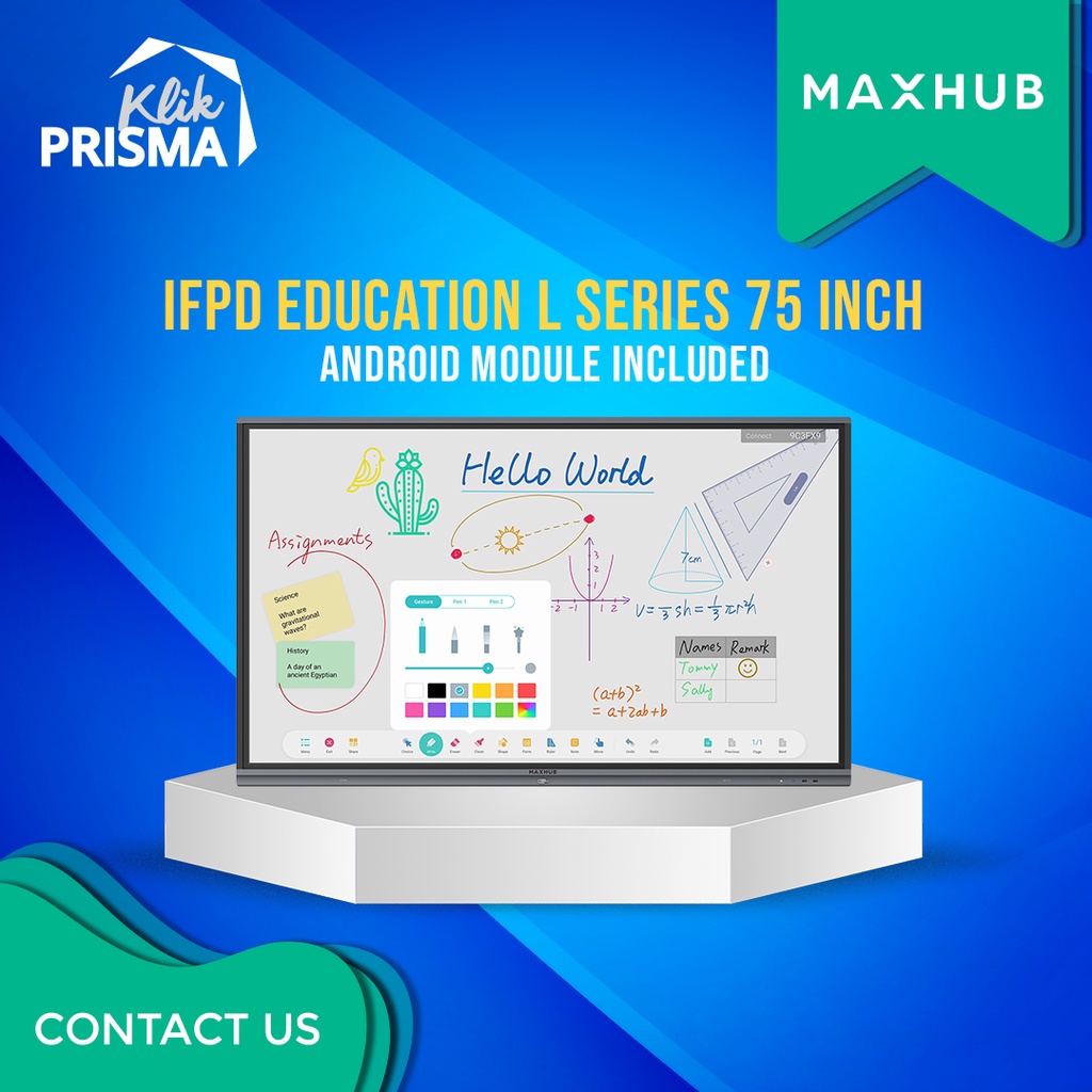 MAXHUB IFPD EDUCATION L SERIES 75 inch Android Module Included