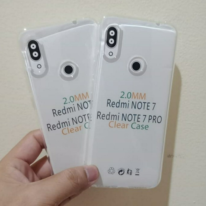 C/C- Softcase Clear Case Silikon Kondom Case Bening Xiaomi Redmi Note 7 Pro