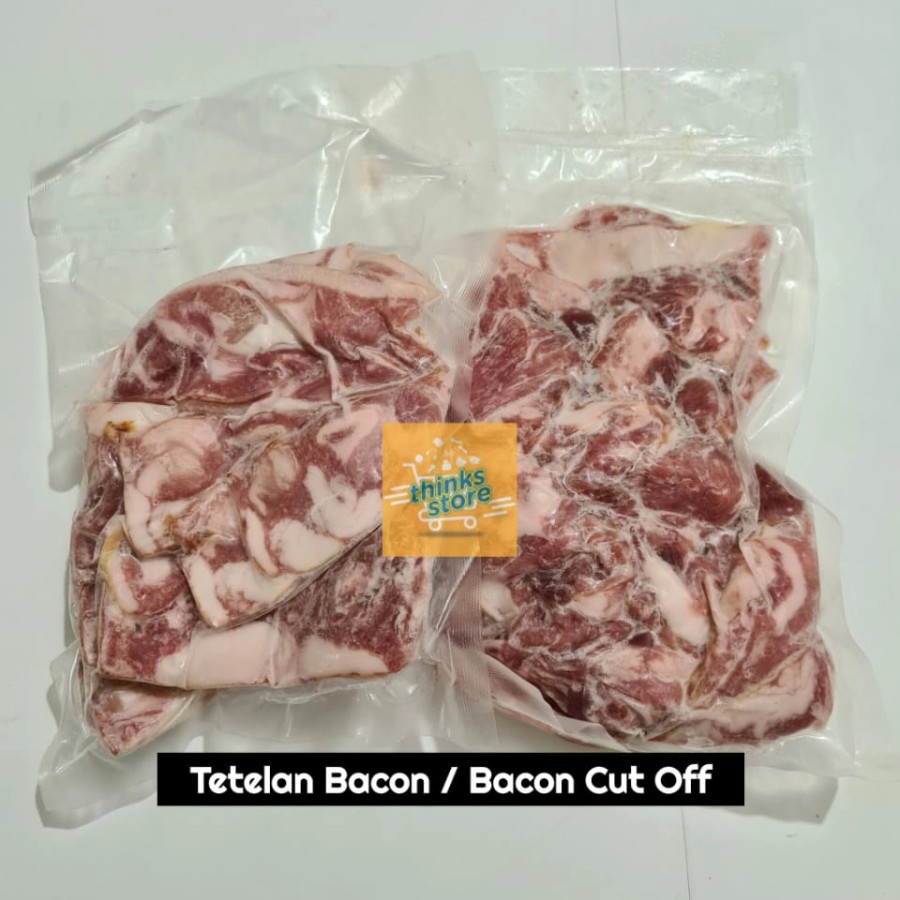 

BACON - BACON BABI - TETELAN BACON BABI - PORK BACON CUT OFF - BALI - MAKANAN FROZEN
