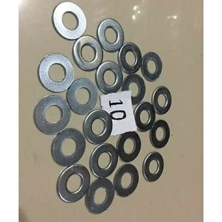 RING PLAT 10 MM (1 PAK = 100)