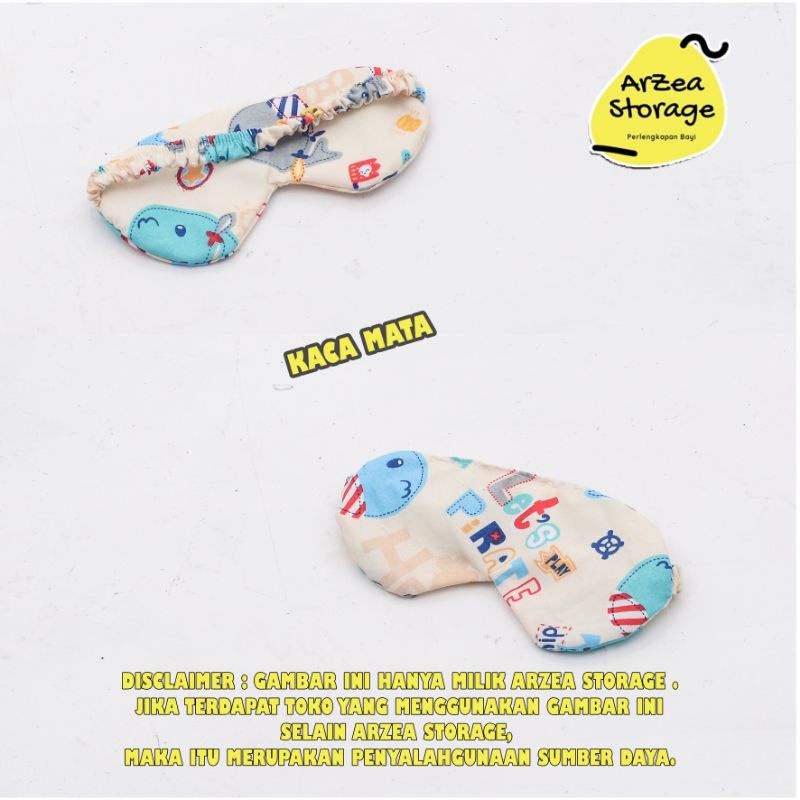 Eye Mask Kaca Mata Jemur Bayi jumbo termurah kaca mata baby  merek hai baby