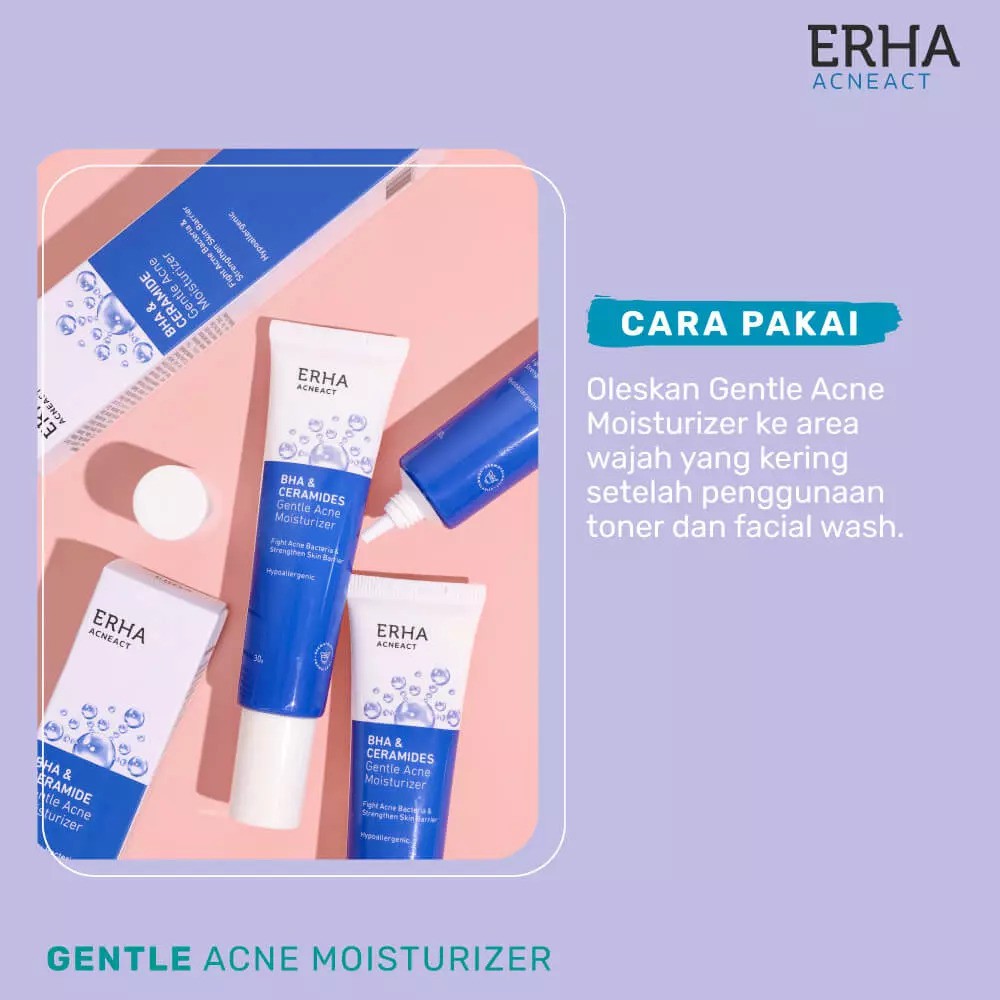 ERHA ACNEACT GENTLE ACNE MOISTURIZER 30G