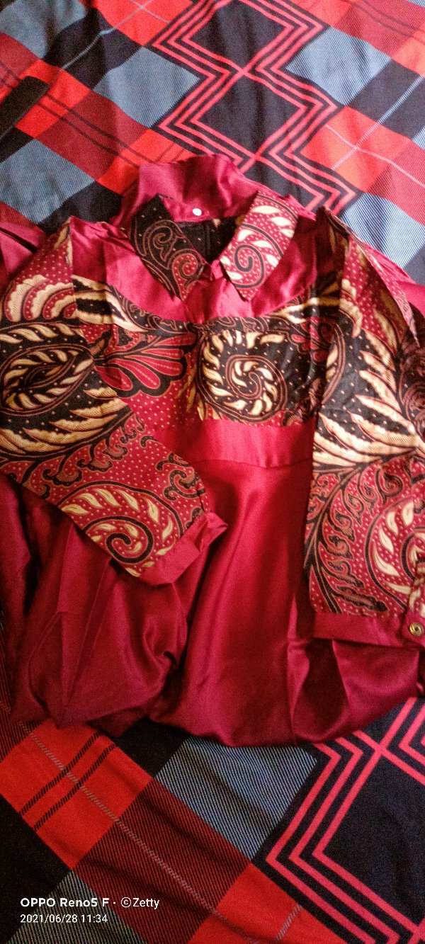 Maura Couple - Sania Ruffle Batik Couple Ori Ndoro Jowi Dnt Garansi Termurah