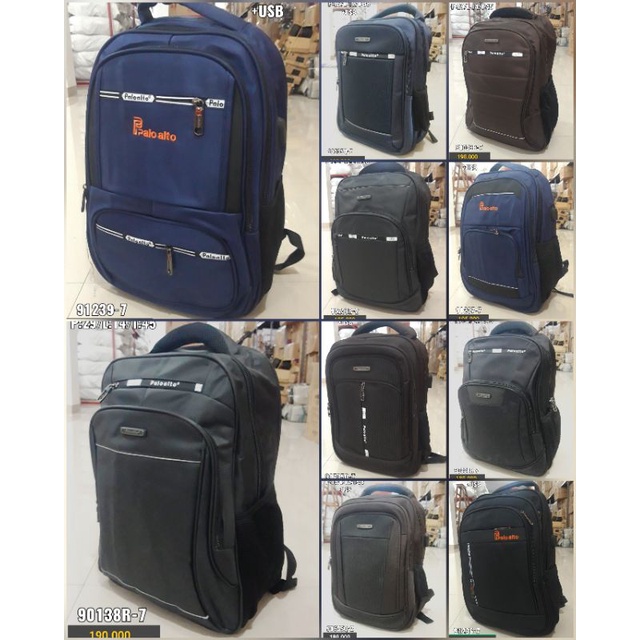 Aneka macam Ransel sekolah / kerja Palo Alto Original