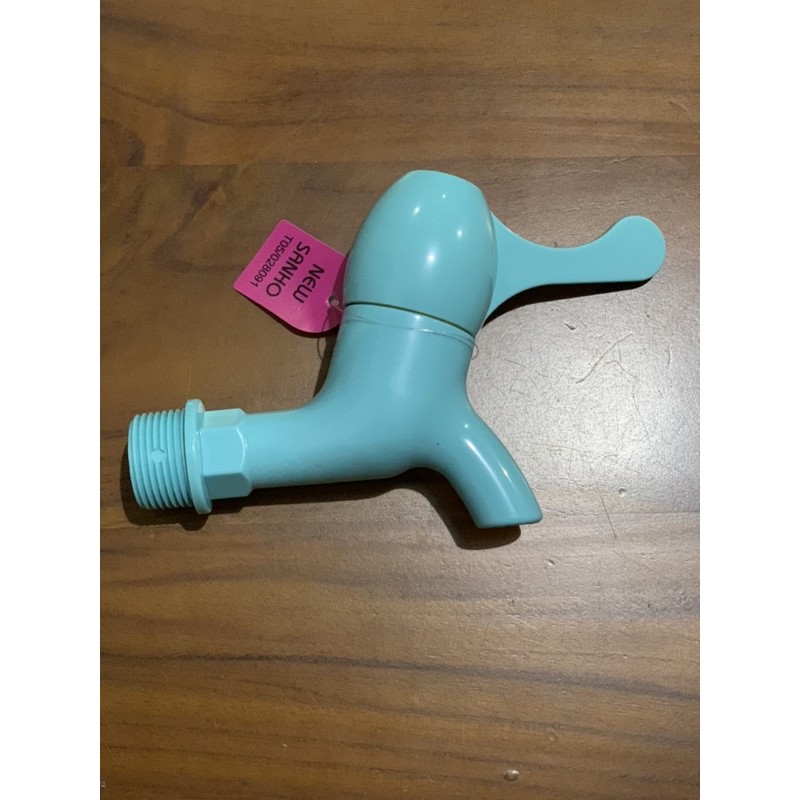 kran plastik pvc new sanho / keran air engkol / plastik tap