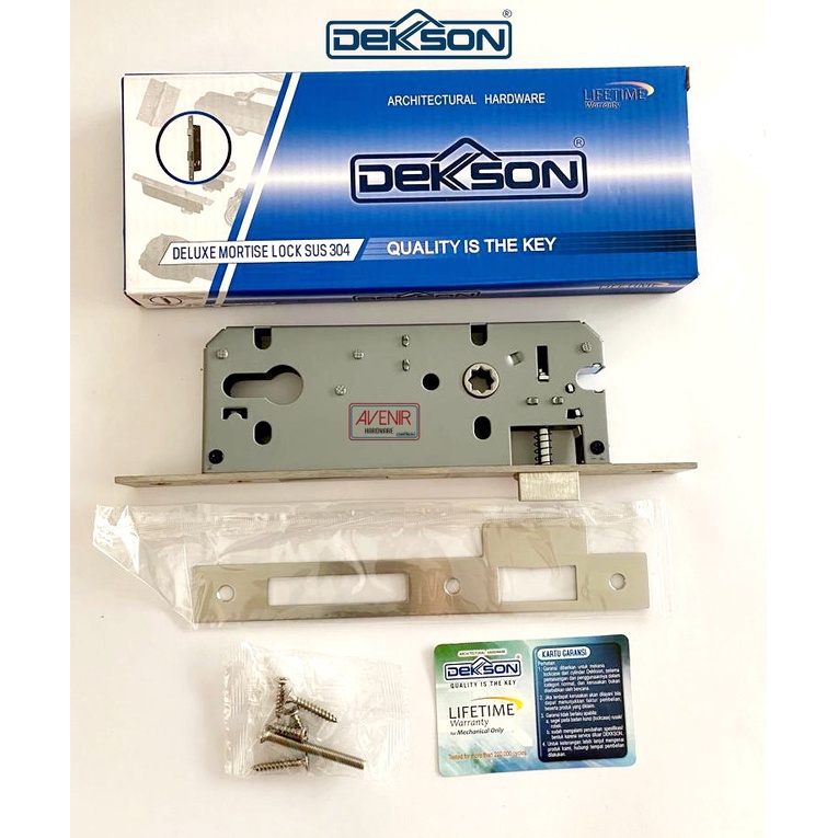 Mortise Lock Dekkson Lockcase Dekkson MTS IL DL 8485 SSS Bodi Kunci Pintu Rumah Dekkson IL DL 8485 S