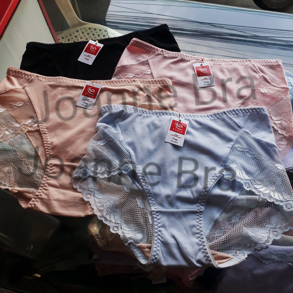 Elena Celana Dalam Wanita Transparan Seksi E 9904 - CD Wanita Seksi - Nylon + Renda Lembut Dingin