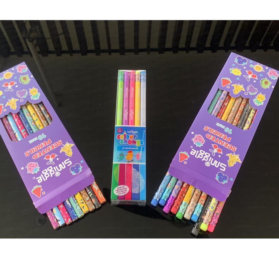 

SMIGGLE 10colors pencil/pensil warna wangi SMCLR 팝