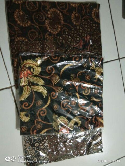 Bswart Batik Hrb026 Kenongo Hem Pendek Padi Pekalongan M L Xl Batik Pria Murah Modern Grosir