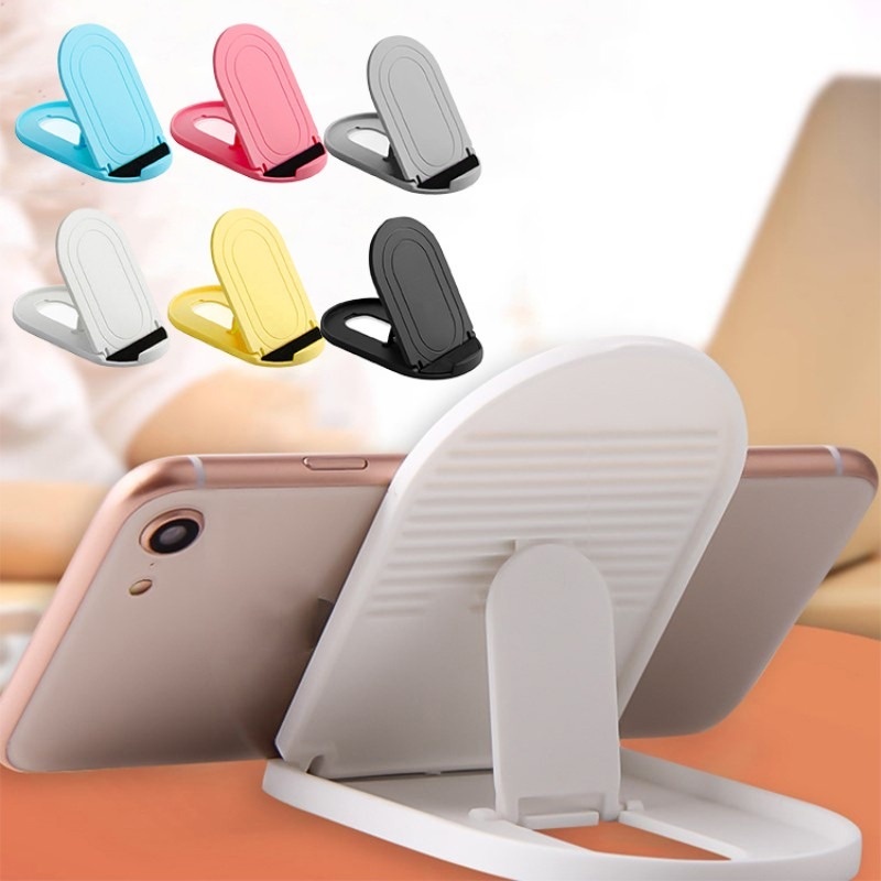 Multi-function Adjustable Cell Phone Stand Folding Plastic Desktop Bracket