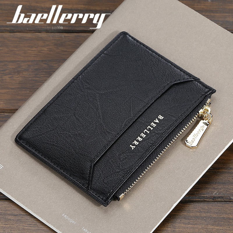 DOMPET KARTU BAELLERRY ORIGINAL KULIT HITAM WANITA CHIRONA WA275B5 PENDEK KULIT IMPORT BATAM MURAH