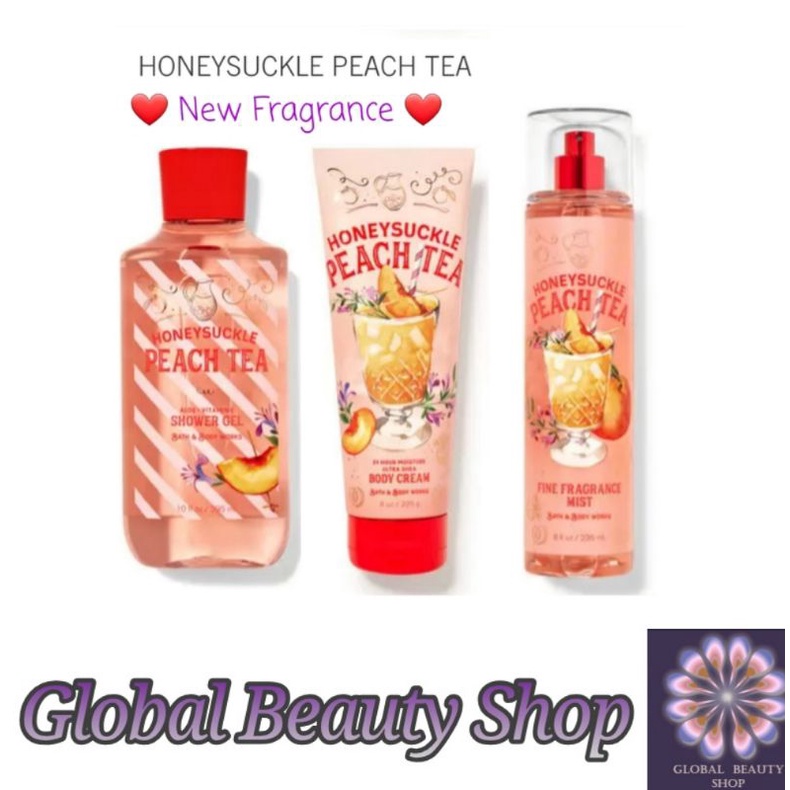 Honeysuckle Peach Tea ( Body Lotion / Cream / Fragrance Mist )