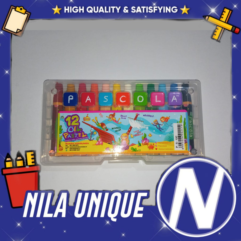 

CRAYON STANDARD PASCOLA ISI 12 WARNA Murmer!!!