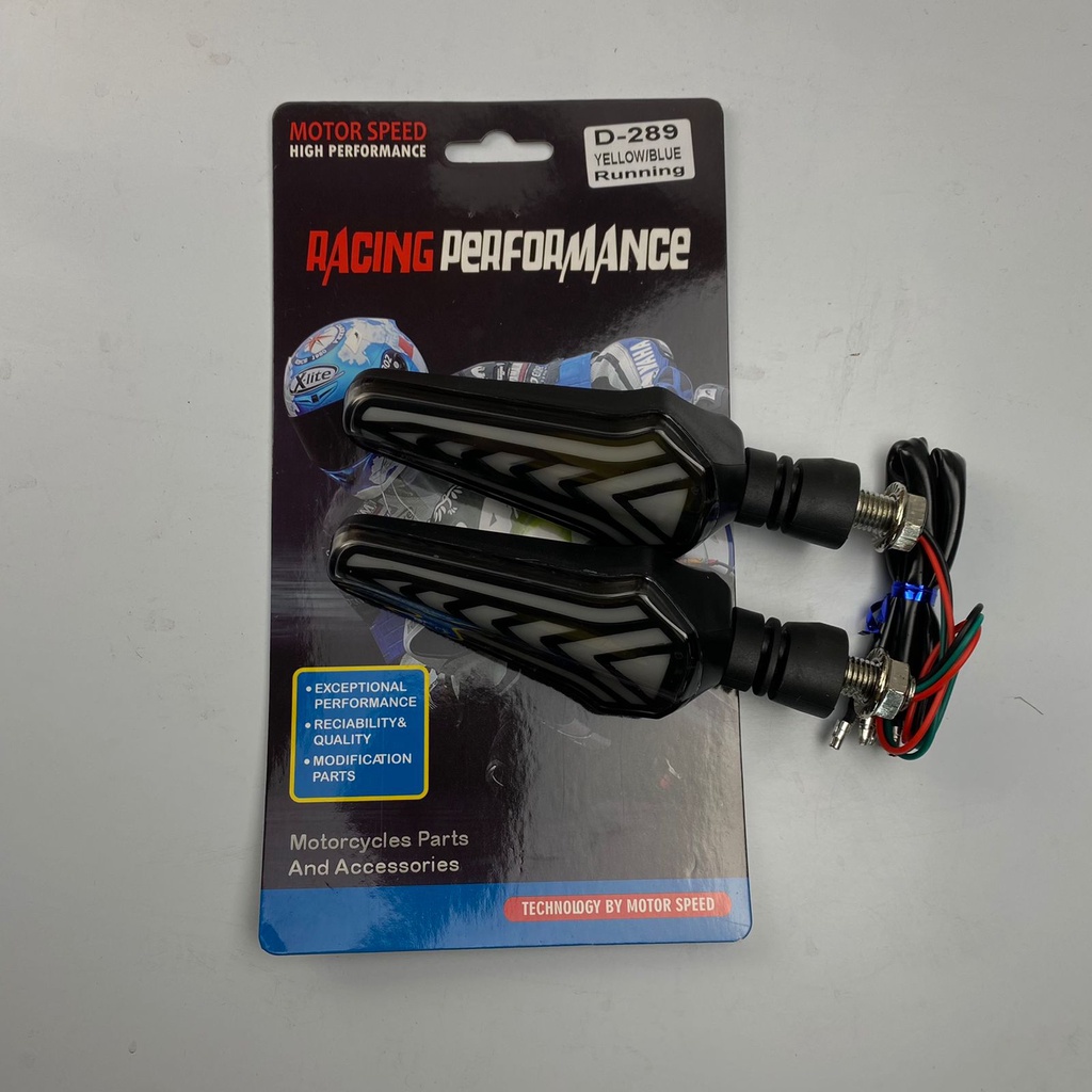Lampu Sein Sen Led Running Dua Sisi Rx King Vixion Tiger R15 Dll PNP Universal - Charmoto