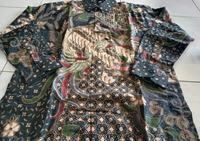 Kemeja Batik Pria Lengan Panjang Peksi Katresnan