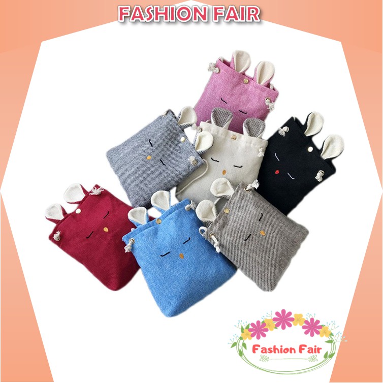 [IMPOR] Fashion Fair - TAS KELINCI Dari Jakarta - BISA COD - SLING BAG WANITA TAS EMOTICON