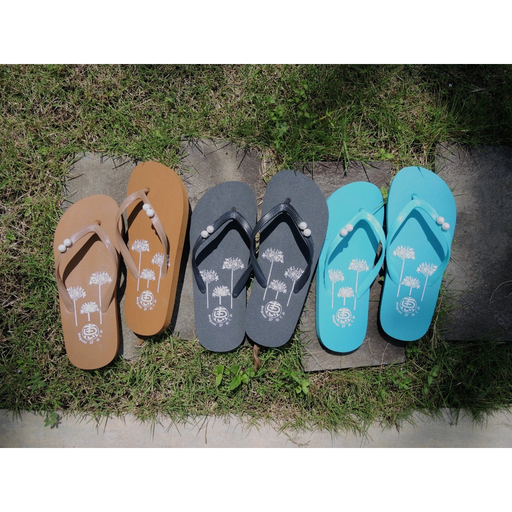 Sandal wanita Megumi Flowey