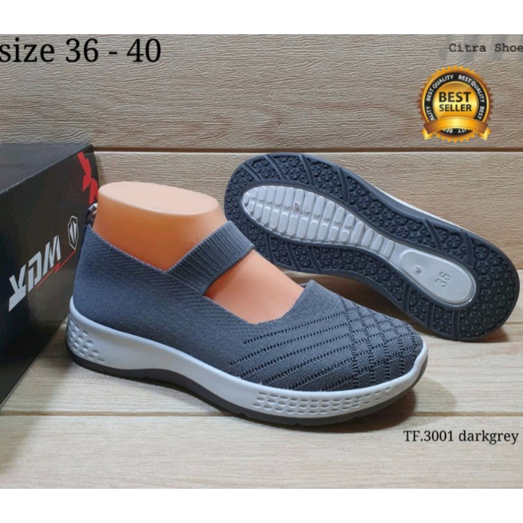Sepatu Sneakers Wanita Rajut Import/Sepatu Sneaker Rajut KDM Original/Sneaker Perempuan Rajut Terbaru/Sepatu Rajut Perempuan Import-4