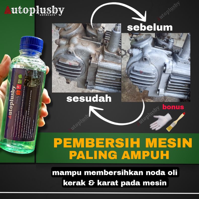 PEMBERSIH KERAK MESIN MOTOR MOBIL/CAIRAN PEMBERSIH JAMUR KERAK MESIN TERLARIS BISA COD AUTOPLUSBY