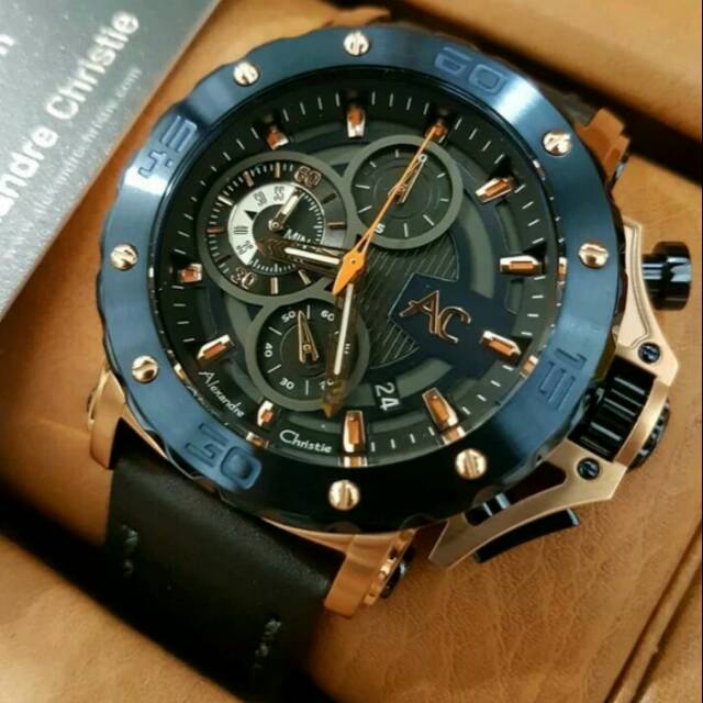 alexandre Christie Collection brown Chono AC9205 Original