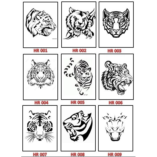 TATO TEMPORER TATTO TEMPORER STIKER TATTO STIKER TATO HARIMAU
