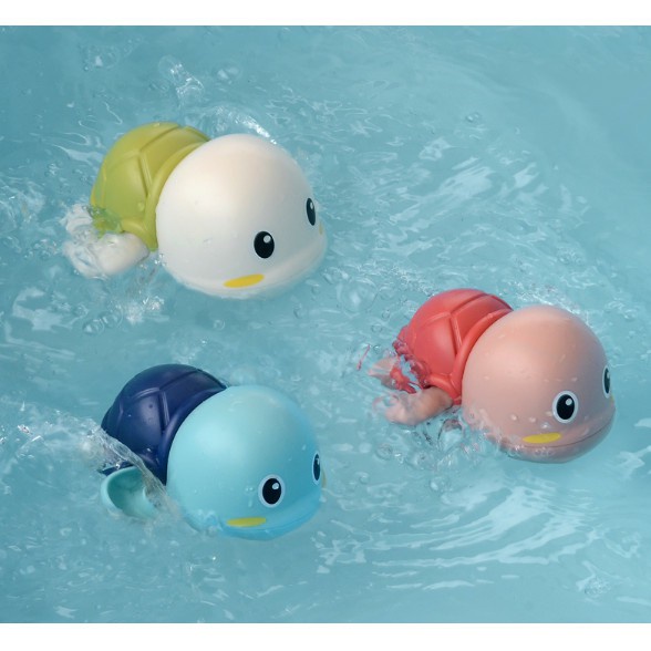 Mainan Mandi Anak Bayi Bentuk Kura Kura Berenang Di Kolam Renang Bak