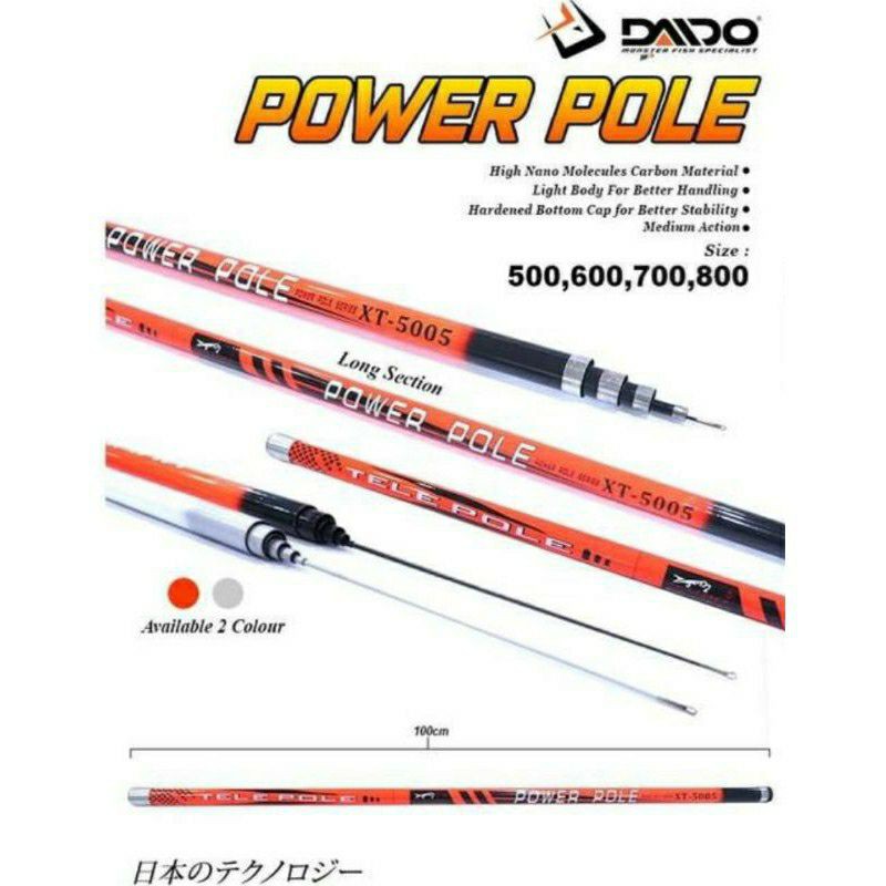 JORAN GABUS / TEGEK DAIDO POWER POLE  500 600 700 800