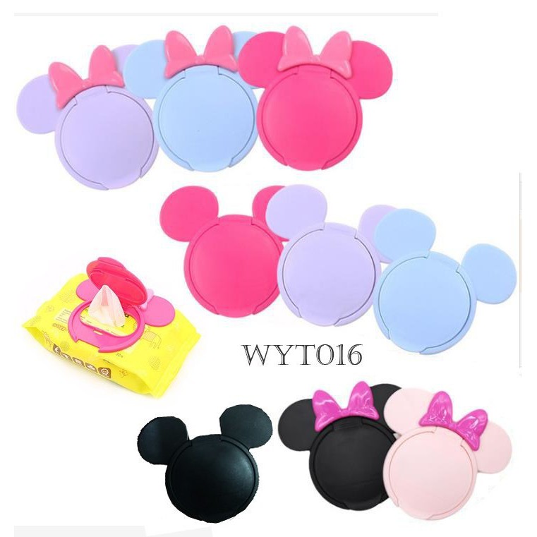 Mickey Minnie Baby Wipes Lid / Cover Tutup Penutup Tissue Tisu Basah